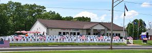 Indiana Fallen Heroes display at the Knox VFW Post 748
